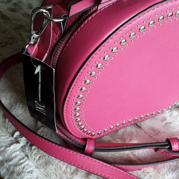 INC Rilie Crossbody Bag BARBIE PINK, NWT - Picture 4 of 14